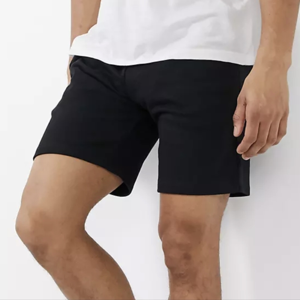 ASOS Black Sweatpant Shorts Casual Athletic Athleisure Medium